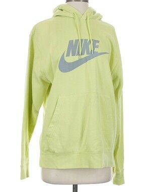NIKE Sportwear Men's Limelight Fleece Pullover Hoodie (DM1236-352) SIZE SMALL
